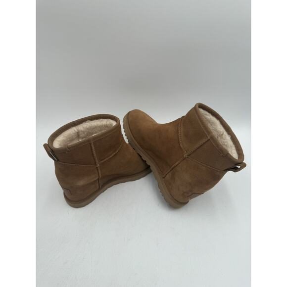 UGG CLASSIC FEMME MINI Women's NEW Boot Brown US Size 6 Medium (1104609) - Picture 8 of 11